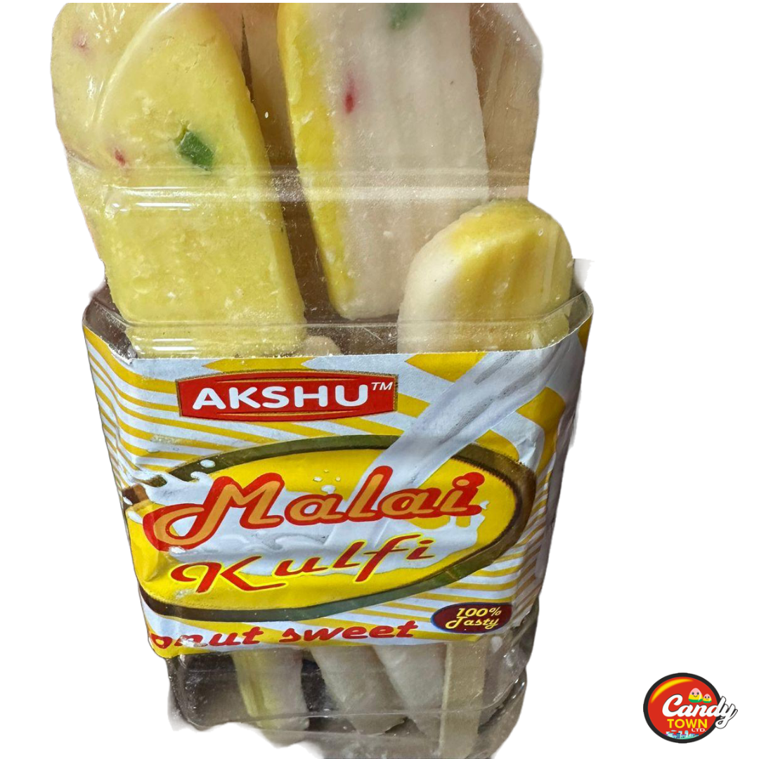 Akshu malai kulfi yellow pack of 6 pc